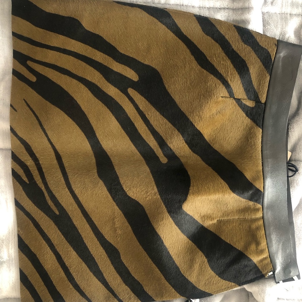 Roberto Cavalli Cow hide skirt